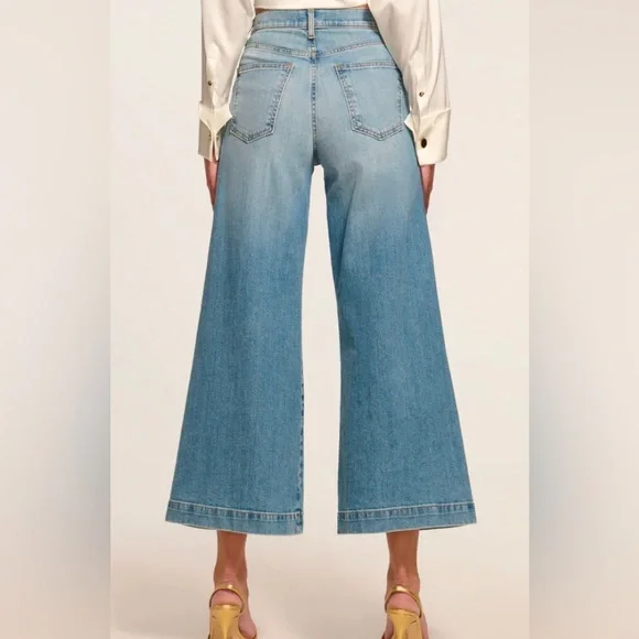 Ramy Brook Wide Leg Cropped Tyra Jean 27 - Picture 2 of 7